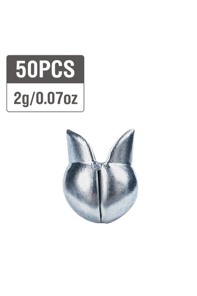 Choice 2g 50PCS High Density Lead Split Shot Fishing Weights 0.5g-5g Reusable...