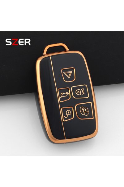 Choice Black only case Plating TPU Car Key Case Cover Fob Shell For Land Rove...