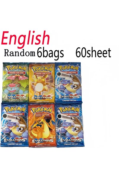 Choice EN 6Pack LANE HOT#--#10/60Pcs Pokémon Card Pack Bright Stars Prismatic...