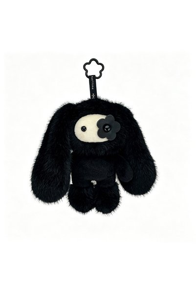 Choice F Cute Juju Rabbit Plush Keychain Flower Eye Bunny Stuffed Doll Kawaii...