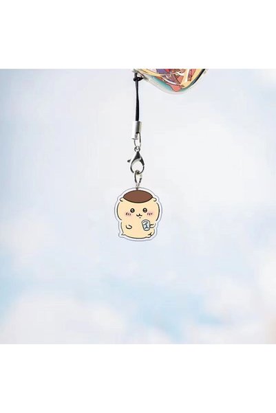 BANDAI C-1225 jiyi Mobile Phone Chain Momonga Hachiware うさぎ USAGI ちい/.かわ Mobi...