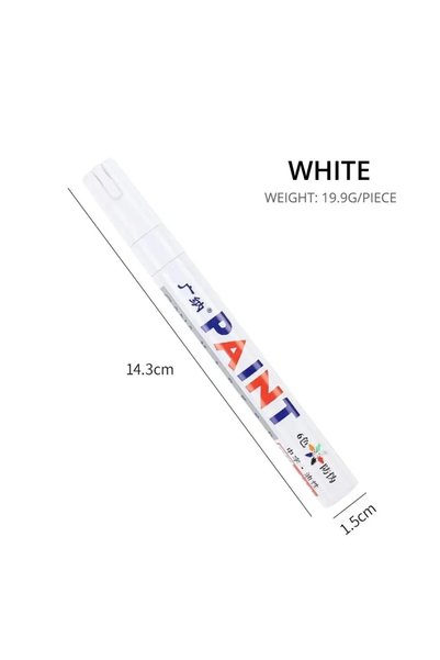 Choice White 1/3pcs White Paint Pen Paint Markers Waterproof Car Tyre Oil-Bas...