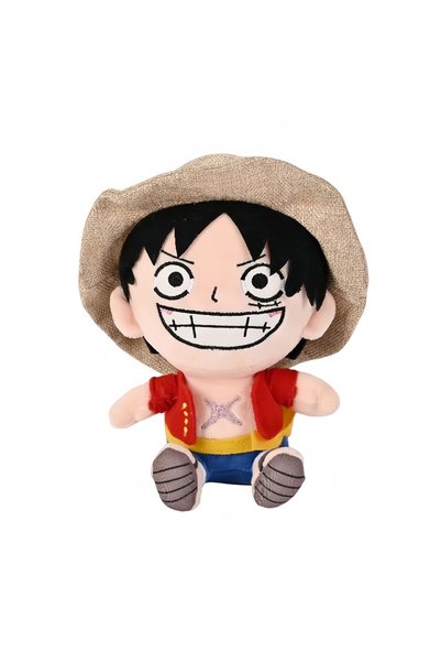 BANDAI 20CM Luffy B 25cm Anime One Piece Original Plush Toys Cartoon Figure L...