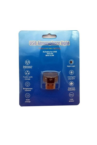 Choice USB Mini TYPE-C/USB LED Atmosphere Light Car Light Ambient Night Light...