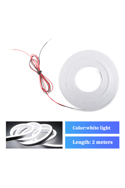 Choice 2M White 12V Car Trunk LED Light Strip with High Brightness Wiring Aut...
