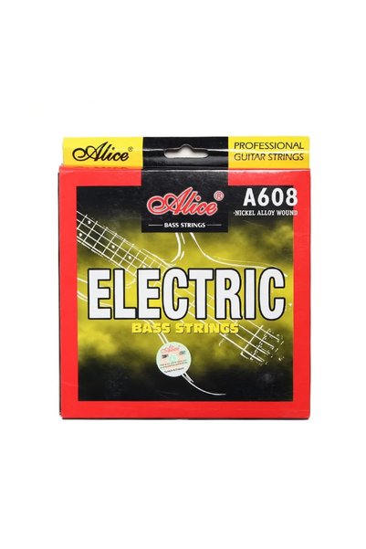 Choice مجموعة أوتار جيتار باس كهربائي A608L Alice A608، 4 أوتار، نواة سداسية،...
