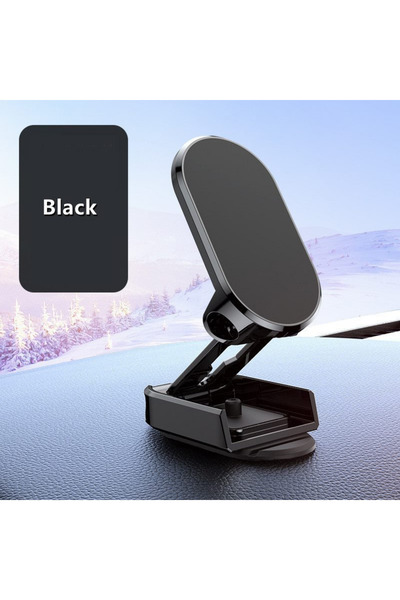 Choice black 1PC Magnetic Phone Mount 360° Rotation Car Smartphone Holder Stand