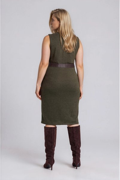Marilyn Boutique Φόρεμα Lurex Με Ζώνη