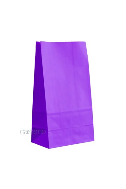 Choice 24x13x8cm purple 10 pcs Party Favor Paper Bags for Party Celebration, ...