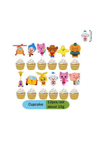 Choice Other Cupcake 12Pcs Clown Festive Dessert Event Decorative Supplies Ch...
