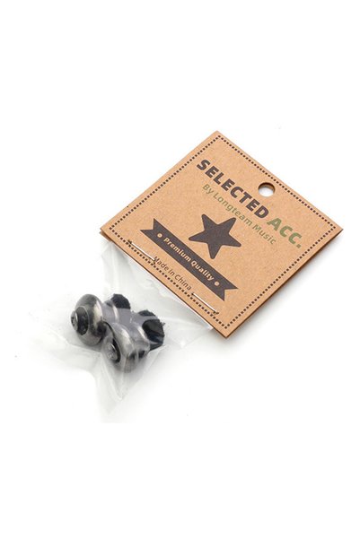 Choice Silver 2pcs Guitar Strap Locks Secure Screw Black Titanium Gold Bronze...