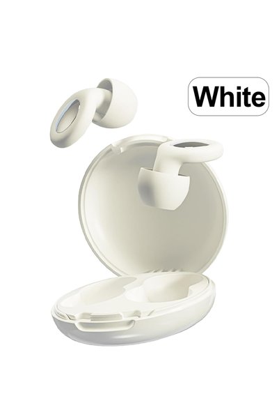 Choice White 30dB Noise Cancelling Ear Plugs Reusable Silicone Sleeping Earpl...