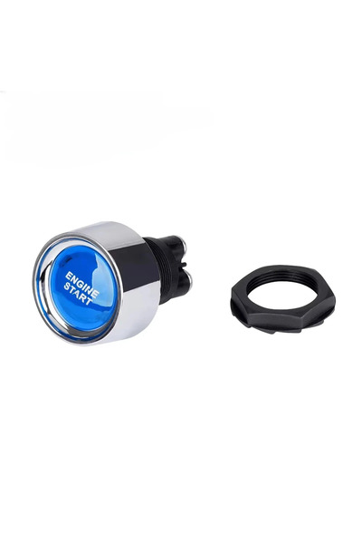 Choice Blue Car Engine Start Ignition Switch 12V 50A 3 Pin SPST Momentary Key...