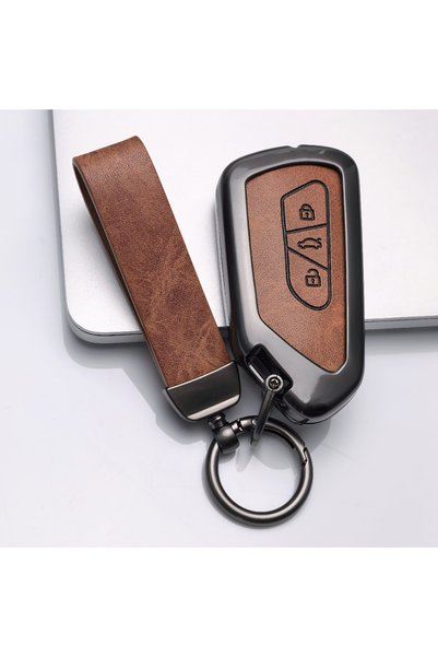 Choice Brown Zinc Alloy Leather for VW Volkswagen Golf 8 MK8 ID.3 ID.4 Cupra ...