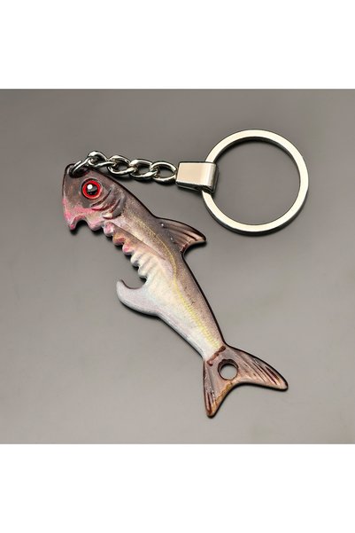 Choice FCP-910-B ANFS 1 Piece Rainbow Trout Fish Keychain, Bottle Opener, Coo...