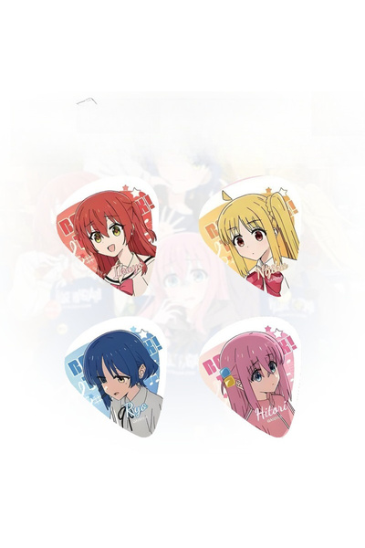 BANDAI Guitar pick-B Lonely Rock Guitar Pick Ijichi Nijika and Yamada Ryou Fa...