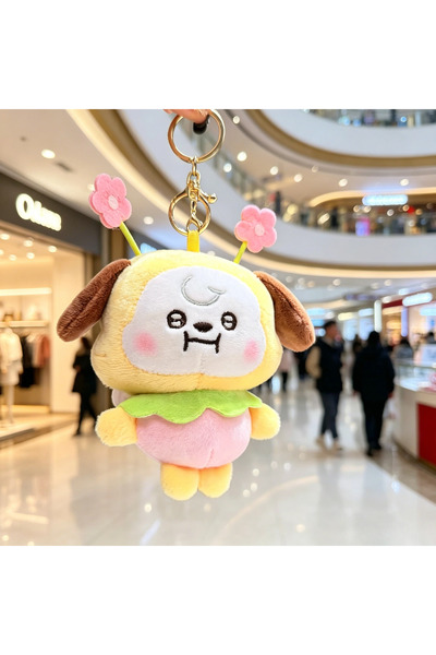 BANDAI chimmy BT21 Chimmy Cooky Koya Shooky Tata Creative Anime Peripheral Ca...