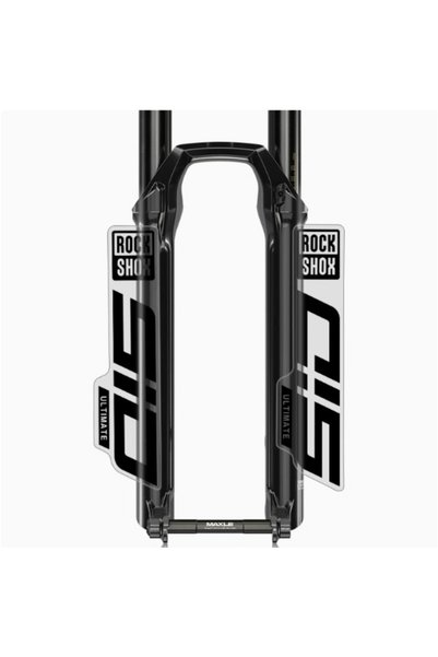 Choice black 1set RockShox SID Color Changing Stickers, MTB Front Fork Protec...