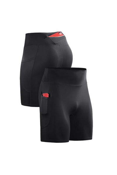 Choice XXXL black Men's High Waist Quick Dry Compression Workout Shorts Athle...