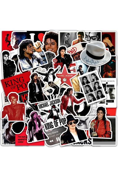 Choice 01 Pop Music King Michael Jackson Stickers Waterproof Vinyl Decal DIY ...