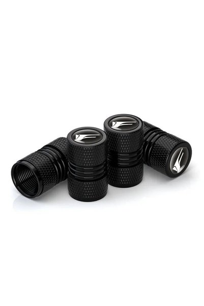 Choice black 4Pcs/Set Car Tire Wheel Valve Caps Tyre Rim Stem Covers For FSPO...