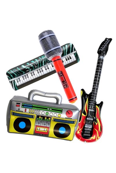 Choice 4pcs 4pcs/set Inflatable Musical Instruments Set PVC Random Color Micr...