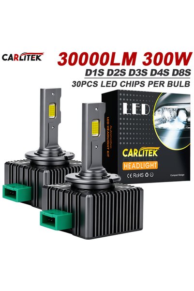 Choice D1S 2PCS D1S D3S LED Car Headlights HID Bulbs 300W D2S D4S D8S D2R D4R...