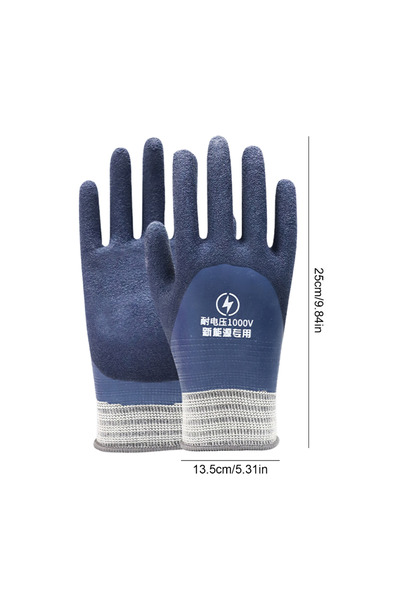 Choice 1Pair Voltage Resistant Electrician Gloves 1000V Electrical Insulated ...