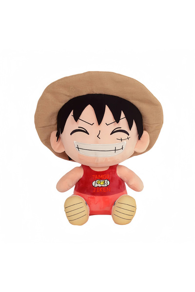 BANDAI 20CM Luffy A 25cm Anime One Piece Original Plush Toys Cartoon Figure L...