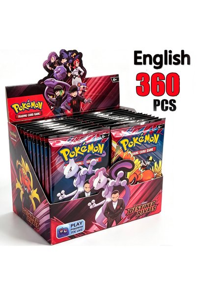 Choice English RIVALI 1 box MEGA EVOLUTION SCARLET&VIOLE 360PCS/Set Pokémon C...