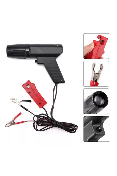 Choice black 12V Inductive Ignition Timing Light Car Motorcycle Petrol Engine...