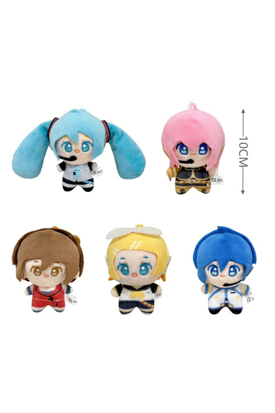 Choice MR-ChuY-5PCS 10-20CN Hatsune Miku Chokkorisan Plush Bag Keychain In St...