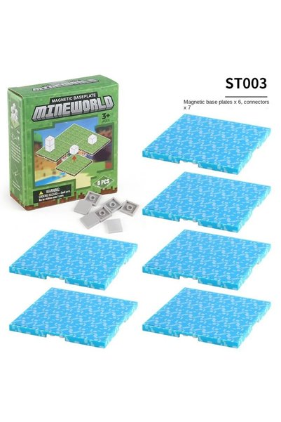 Choice ST003 Magnetic Base Plate Variety Baseplates Match Magnetic Building B...