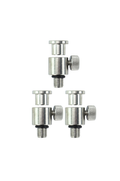 HIRISI 3Pcs Carp Fishing Alarm Adaptor Stainless Steel Quick Change Connector...