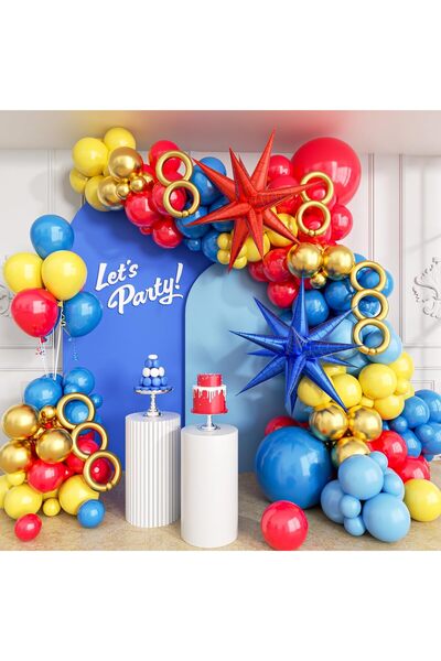 Choice Balloon kit 8290-1 Hedgehog Cartoon Hedgehog Birthday Decorations, Red...