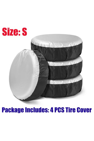 Choice 4S 13-16inch 13-19inch 19-23inch Car SUV Spare Tire Cover Case White T...