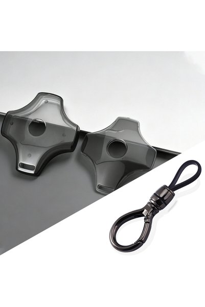 Choice Grey 1set oval Car Key Cover Case For Dongfeng NAMMI 06 NAMI Eπ007 Eπ0...