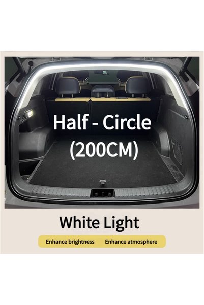 Choice White 200cm Car Trunk Ambient Light Strip for Suv Flexible PVC Automat...
