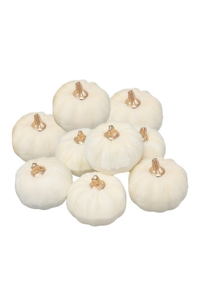 Choice WHITE 6pcs White Artificial Pumpkins, Suitable for DIY Decorations/pai...