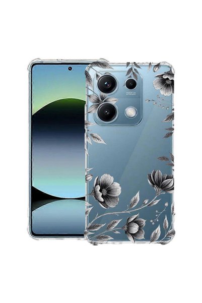 bestcase Husă Anti Shock Case For OPPO Reno16 F | Reno16 FS, Black Floral, Pr...