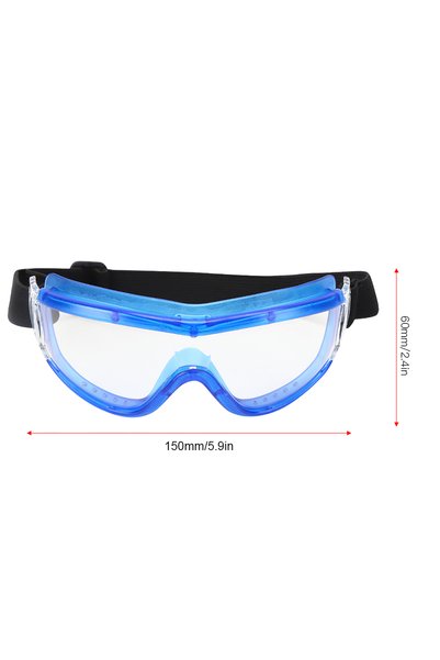 Choice Blue Children Safety Goggles AntiSpittle Kid Antifog Transparent Outdo...