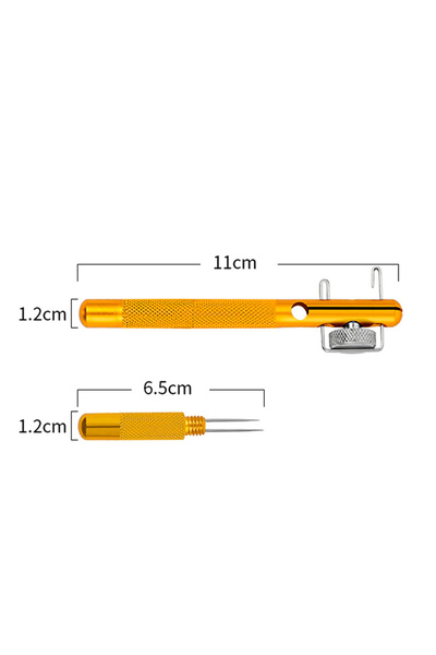 Choice Style 2 Alloy Semi Automatic Fishing Line Knot Tying Machine Double-He...