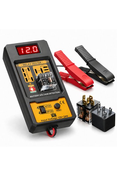 Choice Orange 12V 24V Car Relay Tester, Automotive Electrical Diagnostic Tool...