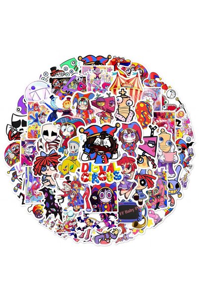 Choice 60pcs Stickers Amazing Tableware Birthday Party Decoration Digitaled C...