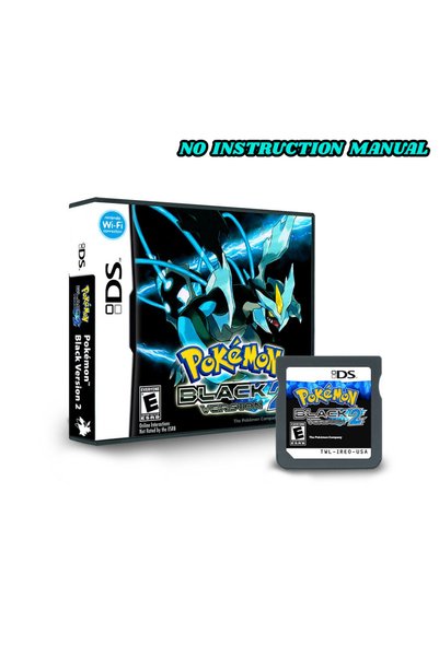 Choice BLACK 2 with box Pokémon Game Card Black and White 1 2 Combined Card C...