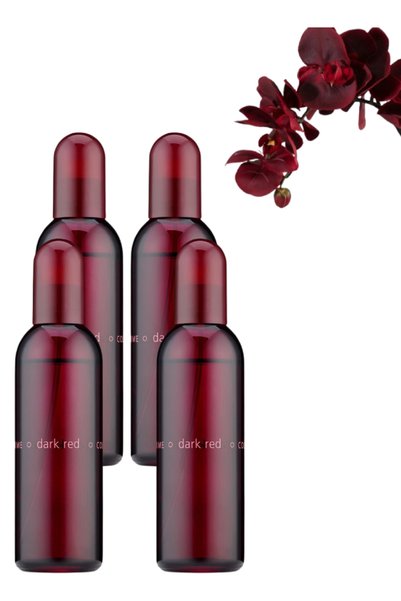 Colour Me 4 قطع عطر أحمر داكن 100 مل