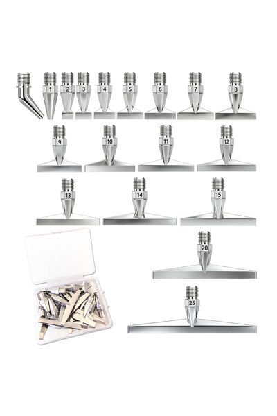 Choice New 18Set Pen Tips Durable Metal Diamond Painting Pen Tips Set, Alloy ...