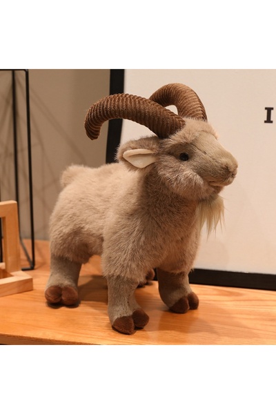Choice 30cm doll black 16/30cm Goat Plush Doll Fluffy Cartoon Animal Toys Sof...