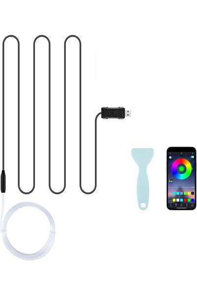 Choice 3m USB APP 1 in 1 3m/4m/8m Car Ambient Lighting LED Car Interior Strip...