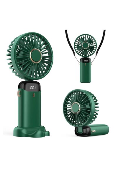 FONIX Multifunctional Portable Fan Comando Fan Confort, Neck / Desk / Hand Su...